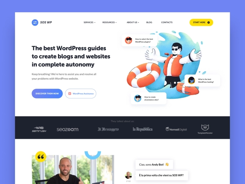 SOS WP Platform experts support guide development tech business digital masterpiece painting illustration project mentorship create website activity service marketing blog wordpress startup business product